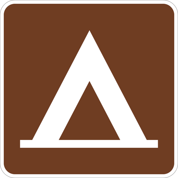 RS-038 Campgrounds Symbol Sign