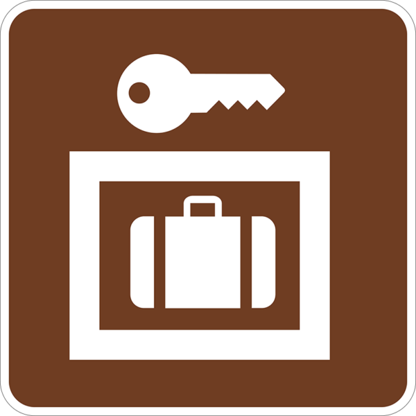 RS-030 Lockers Storage Symbol Sign