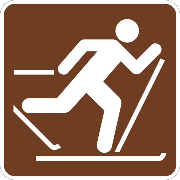 RS-046 Cross Country Skiing Symbol Sign