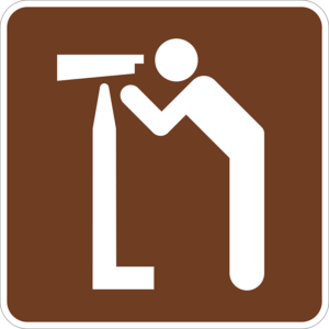RS-036 Viewing Area Symbol Sign
