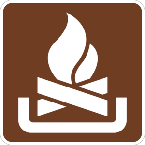 RS-042 Campfire Symbol Sign