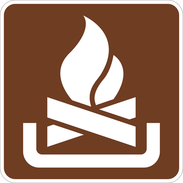 RS-042 Campfire Symbol Sign