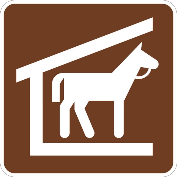 RS-073 Horse Stable Symbol Sign