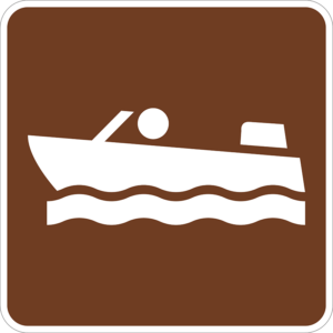 RS-055 Motor Boating Symbol Sign