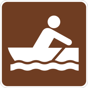 RS-057 Row Boating Symbol Sign