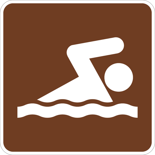 RS-061 Swimming Symbol Sign