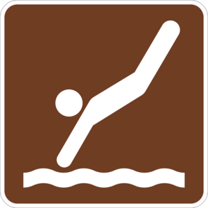 RS-062 Diving Symbol Sign