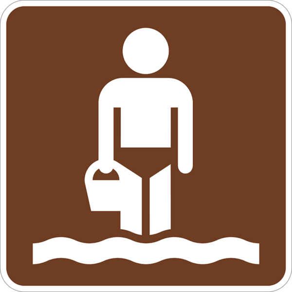 RS-088 Wading Symbol Sign