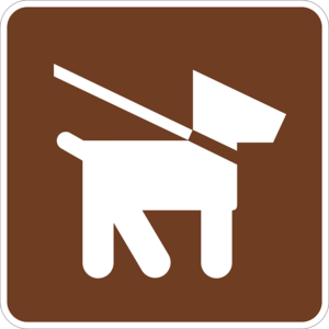 RS-017 Pets On Leash Symbol Sign