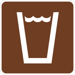 RS-013 Drinking Water Symbol Sign