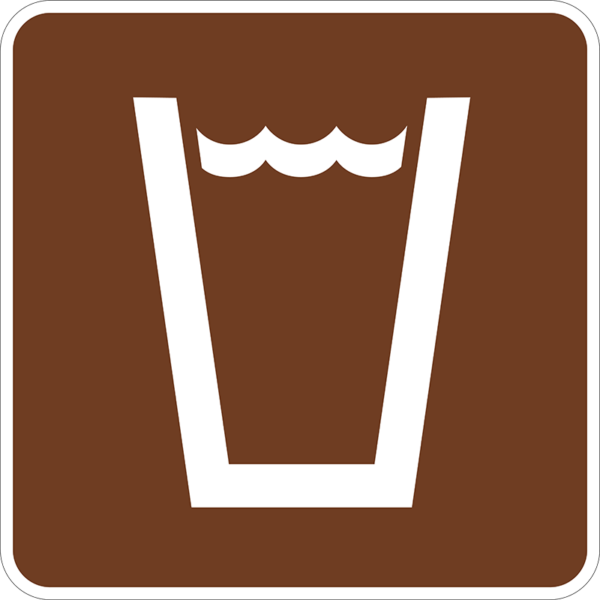 RS-013 Drinking Water Symbol Sign