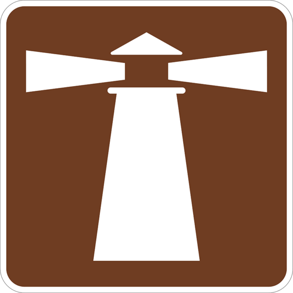 RS-007 Lighthouse Symbol Sign