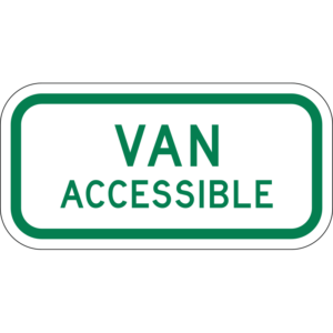 R7-8P Van Accessible Sign