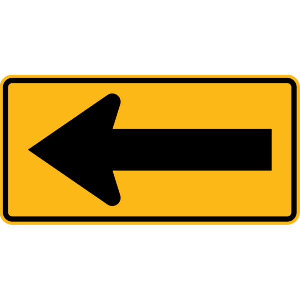 W1-6 One Direction Large Arrow Sign