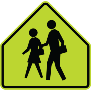 S1-1 School Crossing Symbol Sign