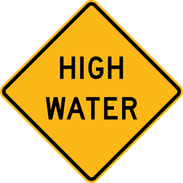 OW15-12 High Water Sign