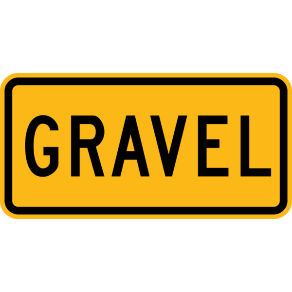 W7-4eP Gravel Plaque Sign