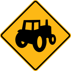 W11-5a Alternate Farm Vehicle Symbol Sign