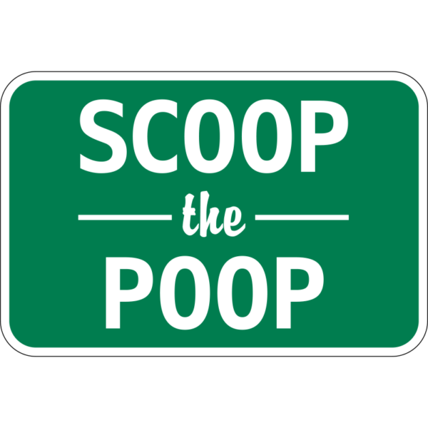 Scoop the Poop Rectangle