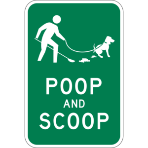 Poop and Scoop Sign