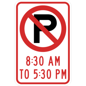 R7-2 No Parking Symbol 8