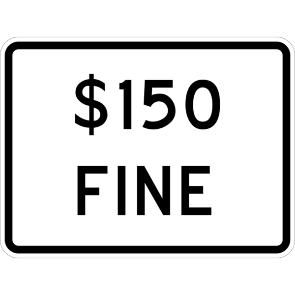 R2-6bP $150 Fine Plaque Sign