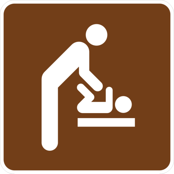 RS-137 Baby Changing Station (Men's Room) Sign