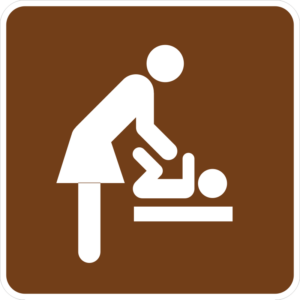RS-138 Baby Changing Station (Women's Room) Sign