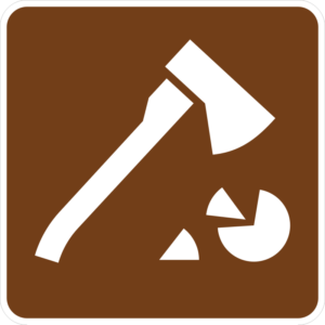 RS-112 Firewood Cutting Symbol Sign