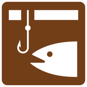 RS-092 Ice Fishing Symbol Sign