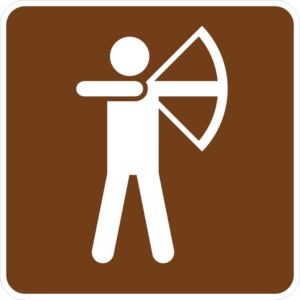 RS-116 Archery Symbol Sign