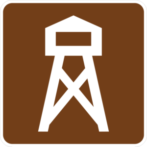 RS-006 Lookout Tower Symbol Sign