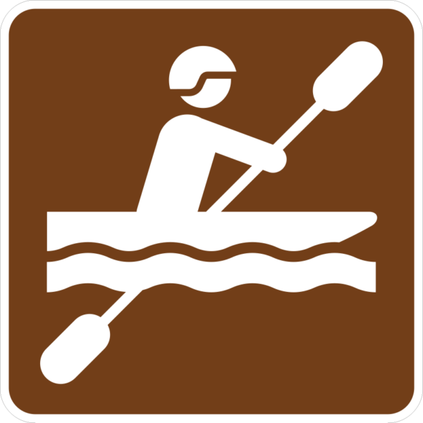 RS-118 Kayaking Symbol Sign