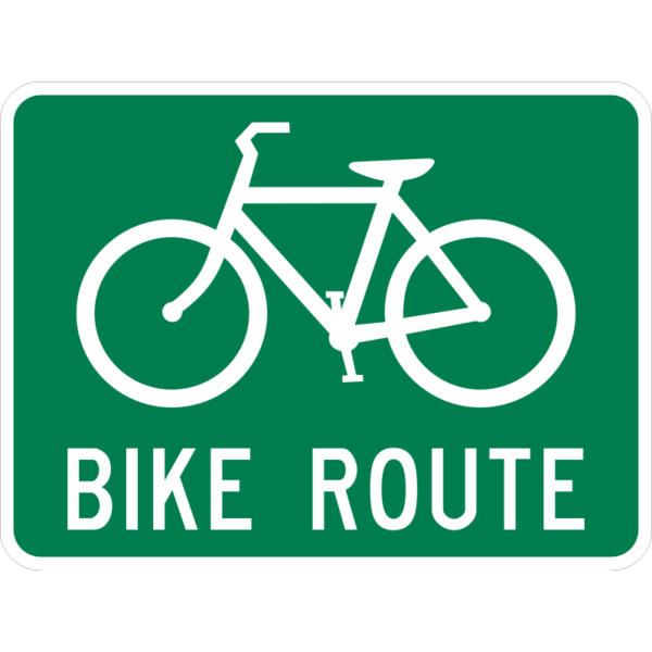 D11-1 Bike Symbol Bike Route Sign