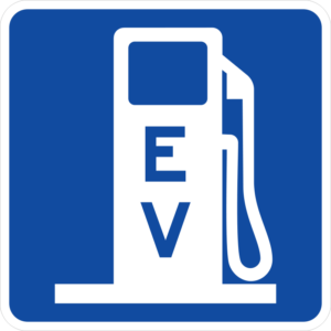 D9-11b Electric Vehicle Charging Symbol Sign