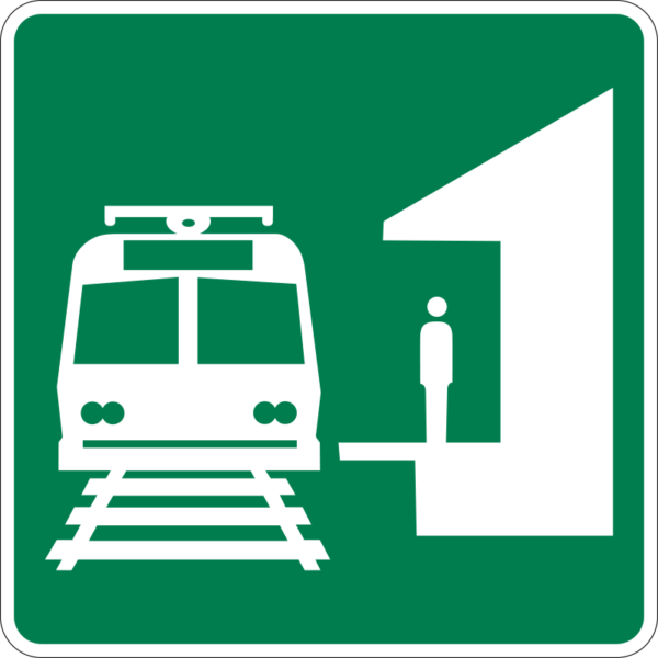 I-12 Light Rail Transit Station Sign