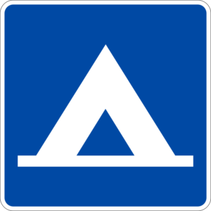 D9-3 Camping Symbol Sign