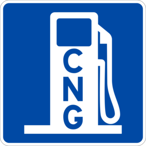 D9-11a Alternative Fuel Compressed Natural Gas Symbol Sign