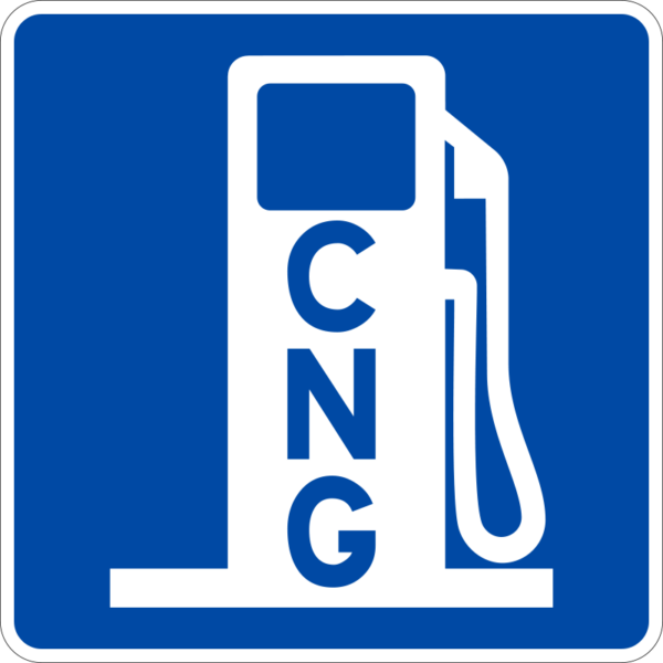 D9-11a Alternative Fuel Compressed Natural Gas Symbol Sign