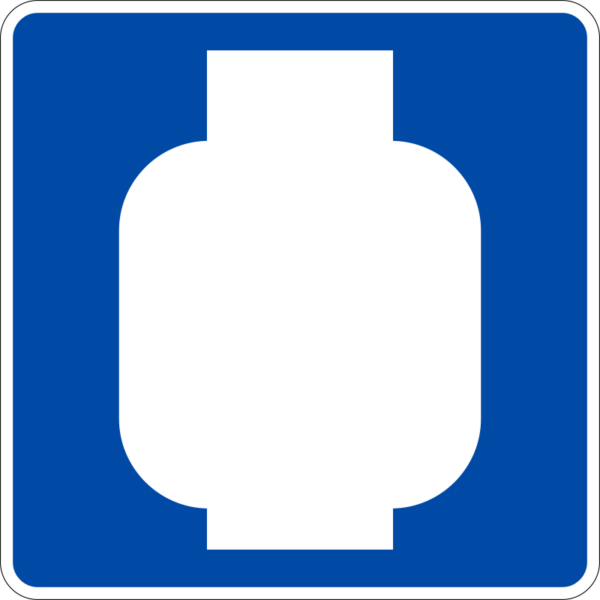 D9-15 Propane Gas Symbol Sign