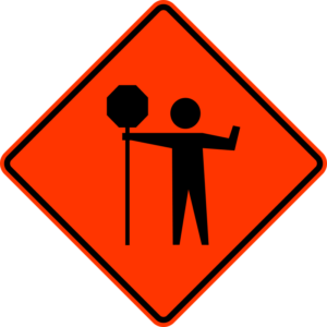 CW23-2 Be Prepared To Stop Symbol Construction Sign