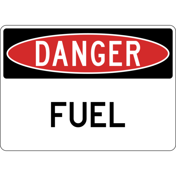 Danger Fuel Sign