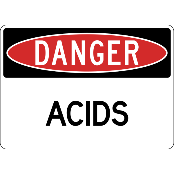 Danger Acids Sign