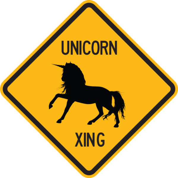 Unicorn XING Sign