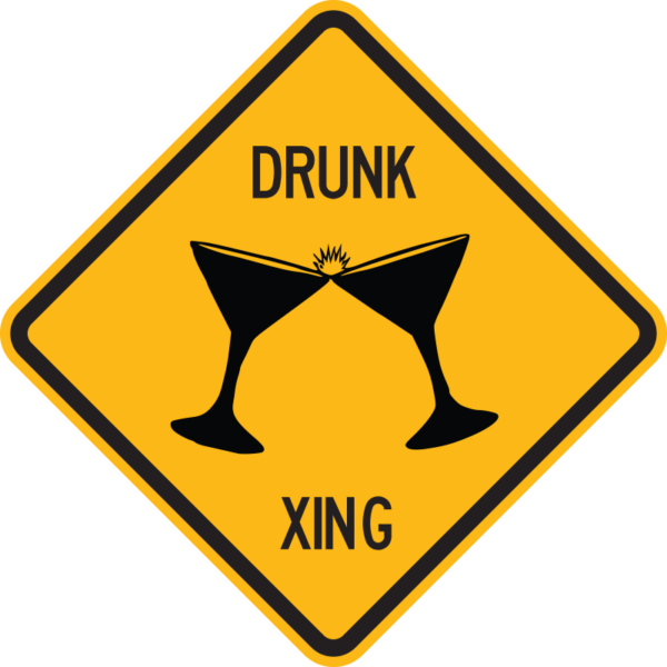 Drunk XING Sign