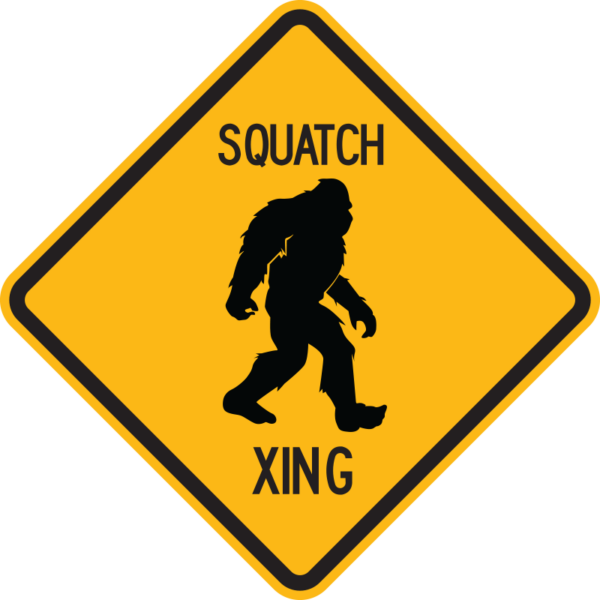 Sasquatch XING Sign