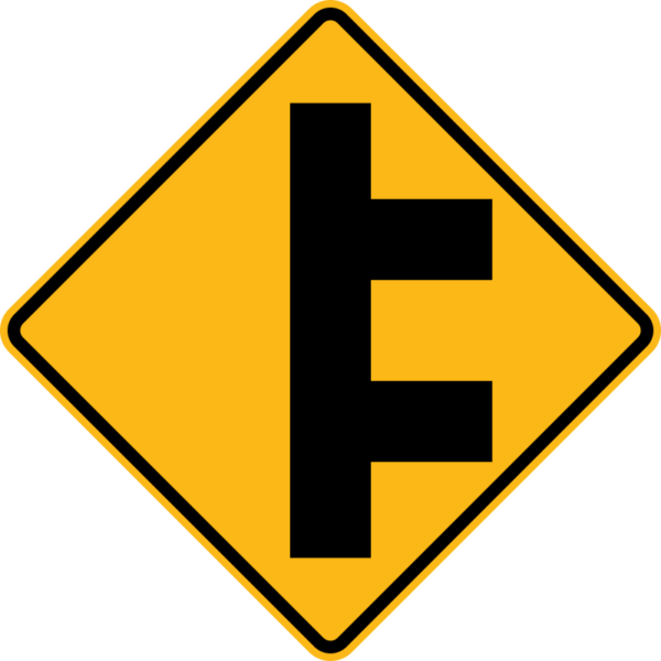 Diamond Double Side Road Symbol