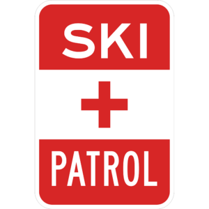 Ski Patrol sign