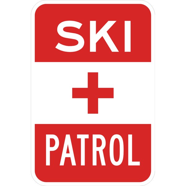 Ski Patrol sign