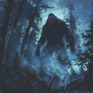 Bigfoot in the mist